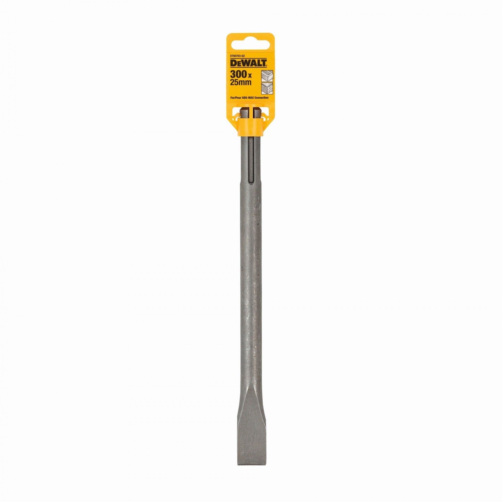 Cinzel plano SDS-Max 25x280mm de Alto desempenho refª DT60703-QZ DEWALT