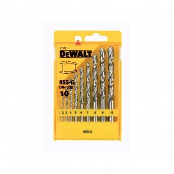 Jogo de 10 brocas para metal em HSS-G ref� DT5921-QZ DEWALT