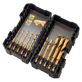 Jogo de 10 Brocas Impact Tor��o TITANIUM ref� DT50050-QZ DEWALT
