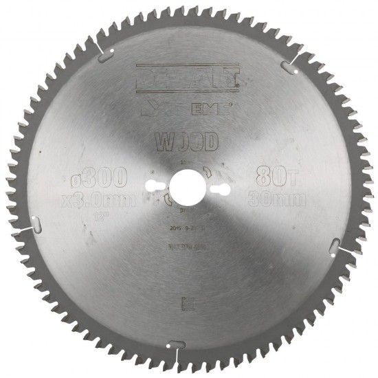 Lmina para serra circular estacionria 300x30mm 80D ref DT4281-QZ DEWALT