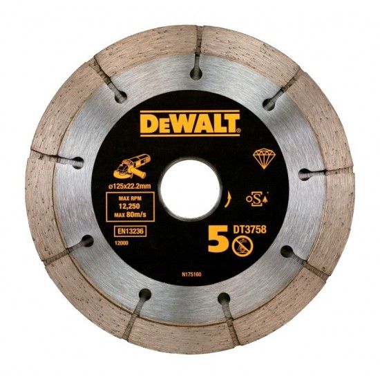 Duplo disco para cortar argamassa de 125mm ref DT3758-QZ DEWALT