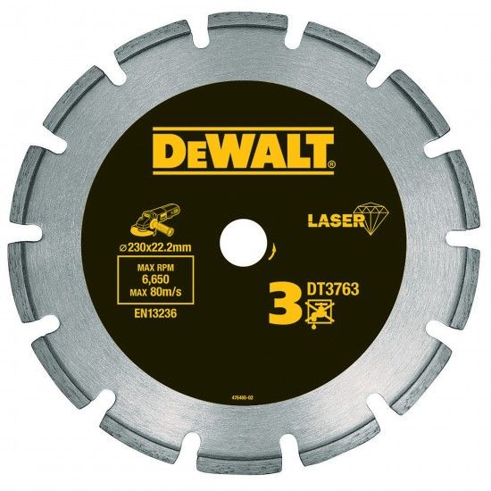 Disco de diamante 125x22.2mm ref DT3761-XJ DEWALT