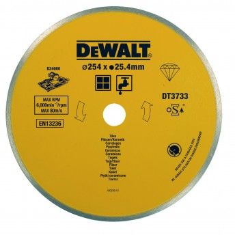 Disco para Cermica mido de telha 250x25.4mm ref DT3733-XJ DEWALT