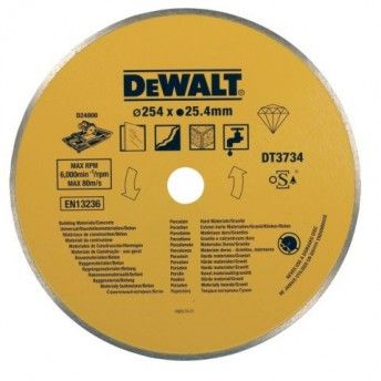 Disco para Porcelana/Pedra 250x25.4mm ref DT3734-XJ DEWALT