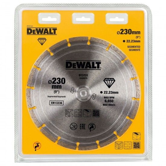 Disco de diamante 230x22.2mm ref DT3731-QZ DEWALT