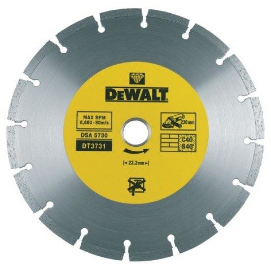Disco de diamante 230x22.2mm ref DT3731-QZ DEWALT