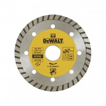 Disco de diamante 115x22.2mm ref DT3702-QZ DEWALT
