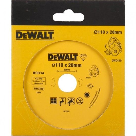 Disco de Diamante 110mm ref DT3714-QZ DEWALT