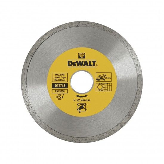 Disco de diamante 125x22.2mm ref DT3713-QZ DEWALT