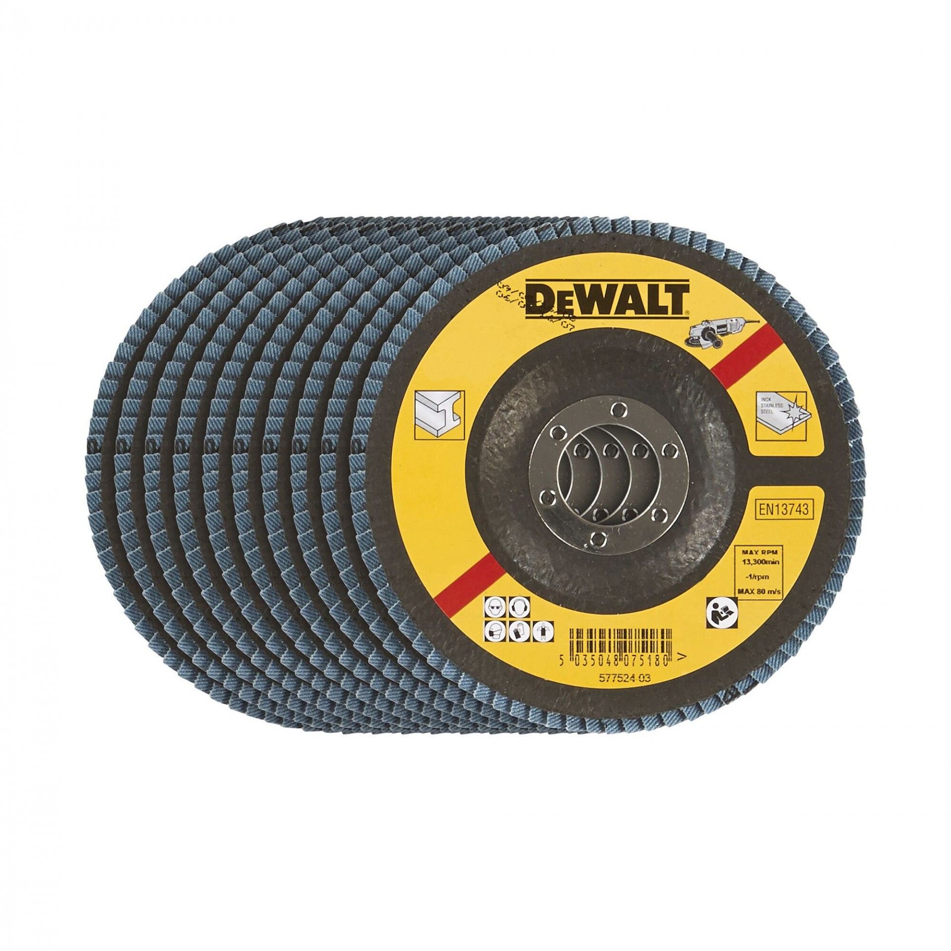 Disco de lâminas Ø115mm, grão 60 - Côncavo refª DT3256-QZ DEWALT