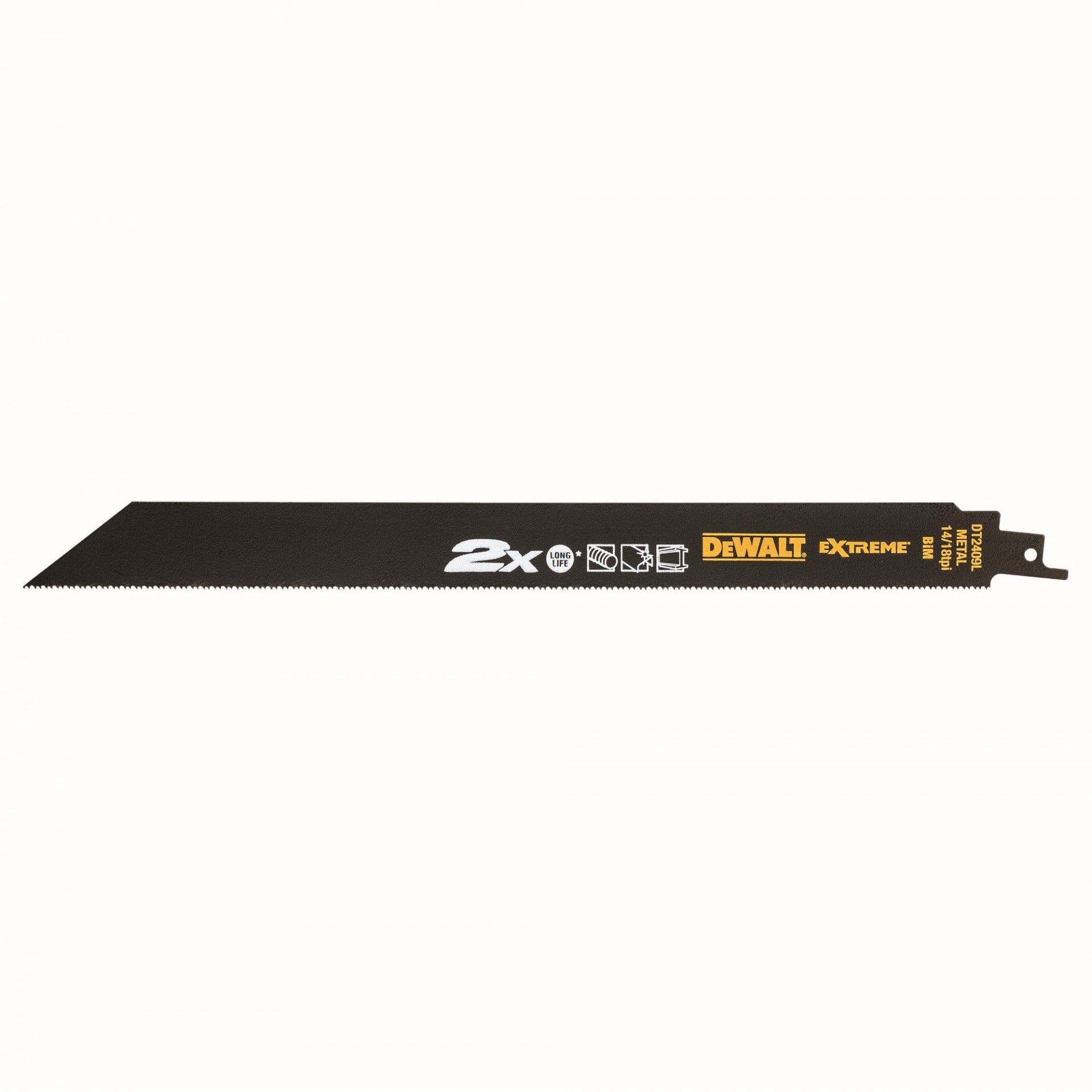 Lâmina de serra sabre bi-metal Extreme 2X - 305mm - 14/18 refª DT2409L-QZ DEWALT