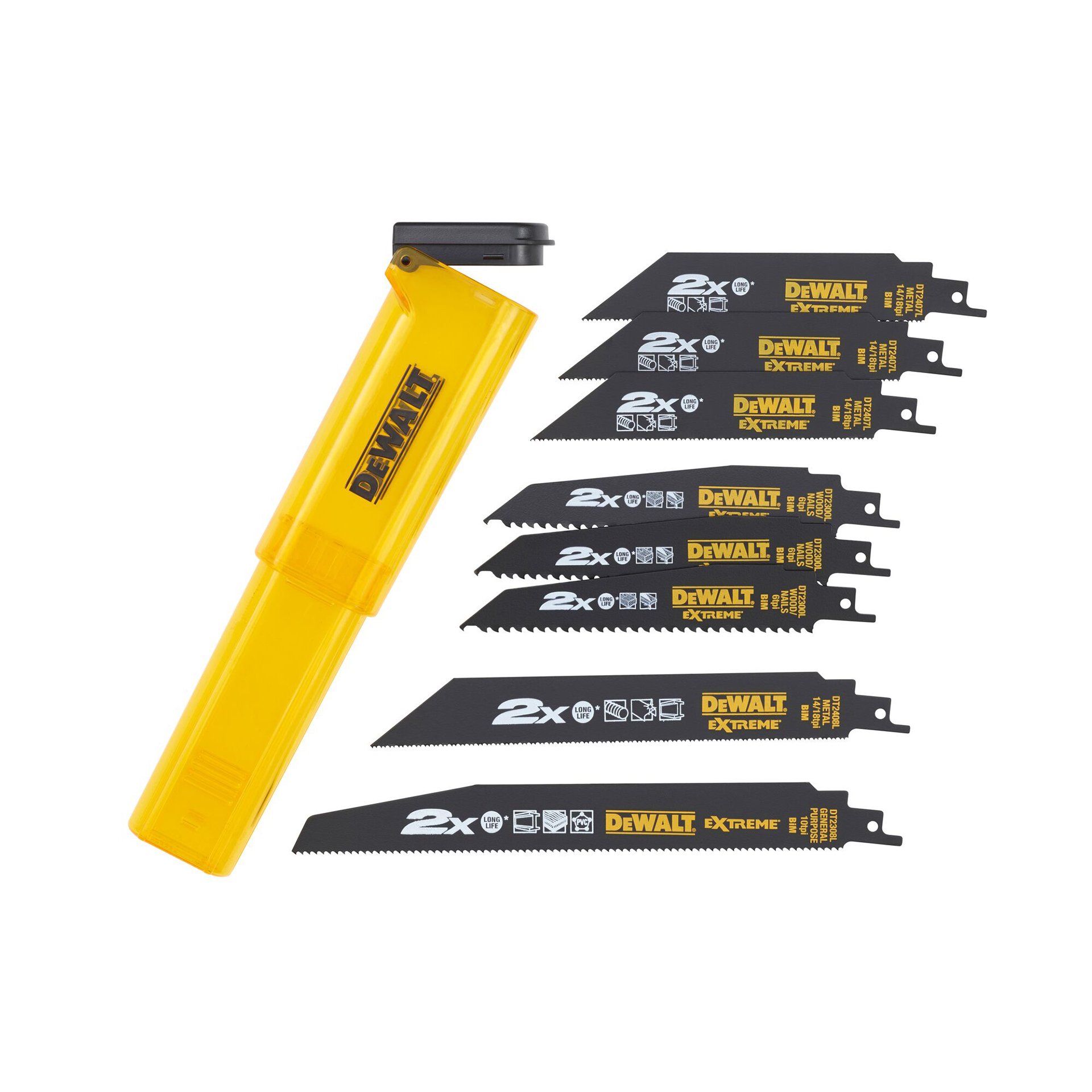 Conjunto 8 peças refª DT2443L-QZ DEWALT