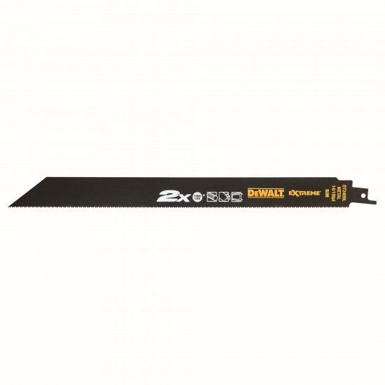 Lâmina de serra sabre bi-metal Extreme 2X - 305mm - 14/18 refª DT2409L-QZ DEWALT Lâmina de serra sabre bi-metal Extreme 2X - 305mm - 14/18 refª DT2409L-QZ DEWALT