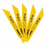 Lâminas de serra sabre de cobalto para metal refª DT2361-QZ DEWALT Lâminas de serra sabre de cobalto para metal refª DT2361-QZ DEWALT