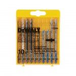 Conjunto de 10 folhas de serras- madeira, metal, refª DT2294-QZ DEWALT Conjunto de 10 folhas de serras- madeira, metal, refª DT2294-QZ DEWALT