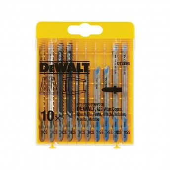 Conjunto de 10 folhas de serras- madeira, metal, ref DT2294-QZ DEWALT