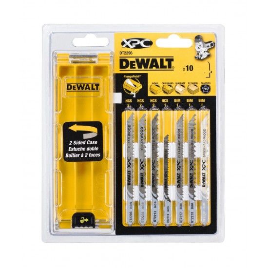 Folhas XPC para cortar madeira - conjunto de 10 folhas refª DT2296-QZ DEWALT Folhas XPC para cortar madeira - conjunto de 10 folhas refª DT2296-QZ DEWALT