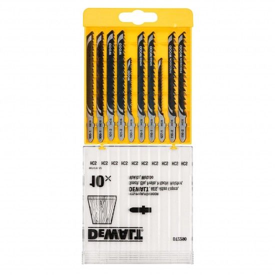 Conjunto de 10 folhas de serra de recortes de madeira (ref.DT2290-QZ DEWALT