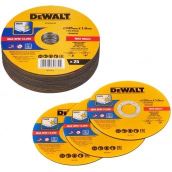 Pack 25 discos 125x1mm ref DT20594-QZ DEWALT