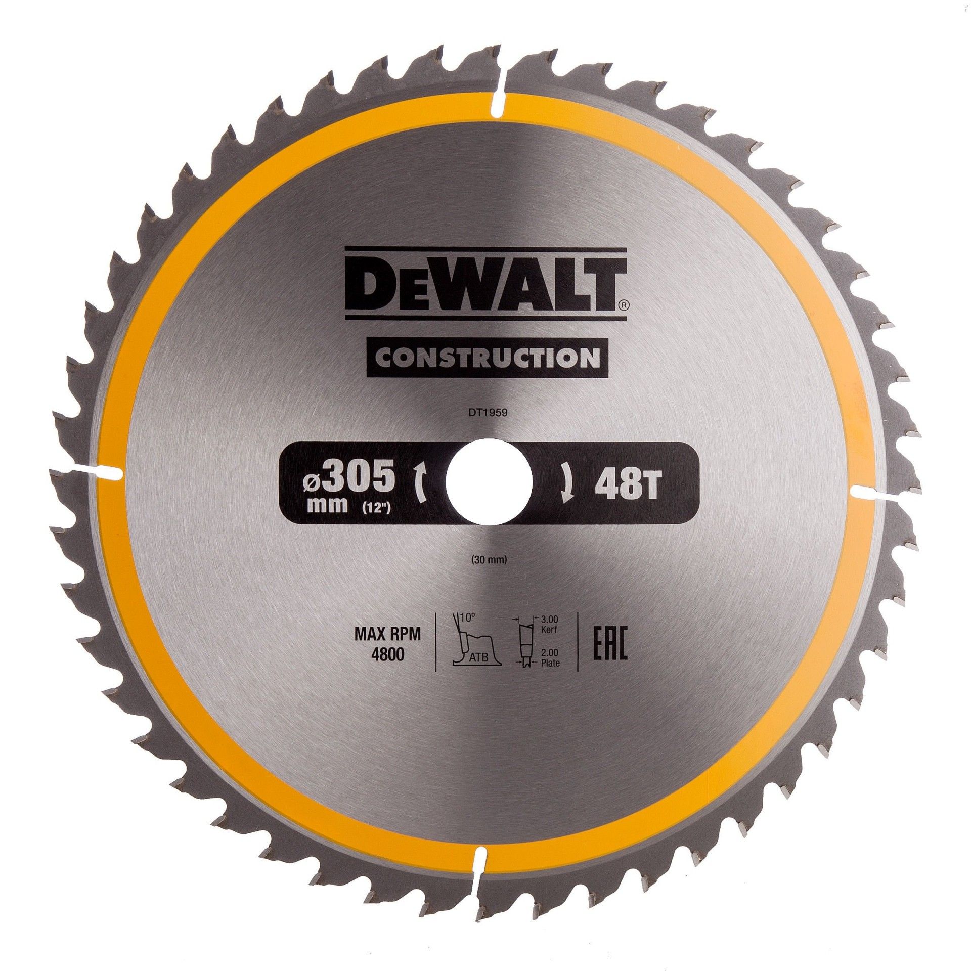 Folha para construção 305x30mm 60D refª DT1960-QZ DEWALT
