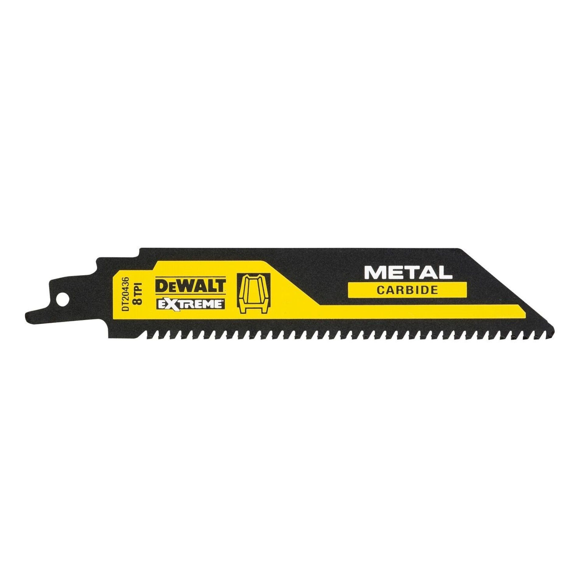 LAMINA P/SERRA SABRE 152mm 8TPI (METAL) DT20436-QZ DEWALT