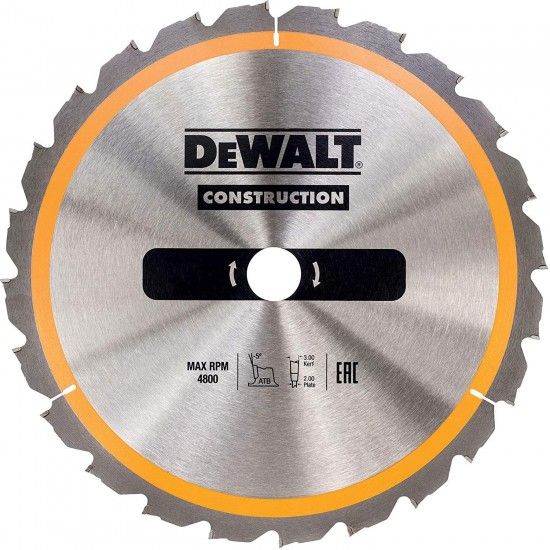 Folha para construo 305x30mm 24D ref DT1958-QZ DEWALT