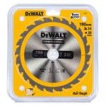 Disco p/madeira 190x30mm 40T (AC) ref DT1945-QZ DEWALT