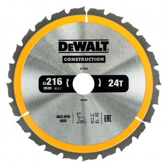 Folha para construo 216x30mm 24D ref DT1952-QZ DEWALT