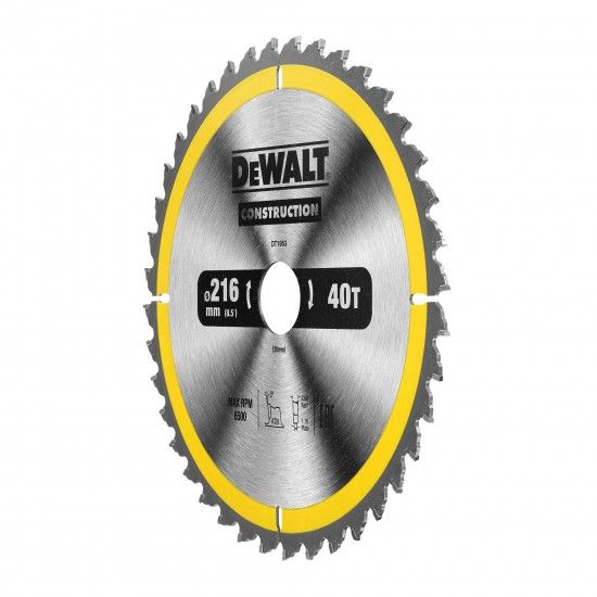 Folha para construo 216x30mm 40D ref DT1953-QZ DEWALT