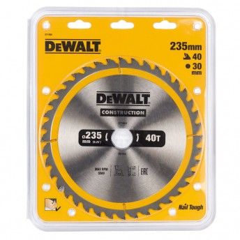 Folha para construo 235x30mm 40T ref DT1955-QZ DEWALT