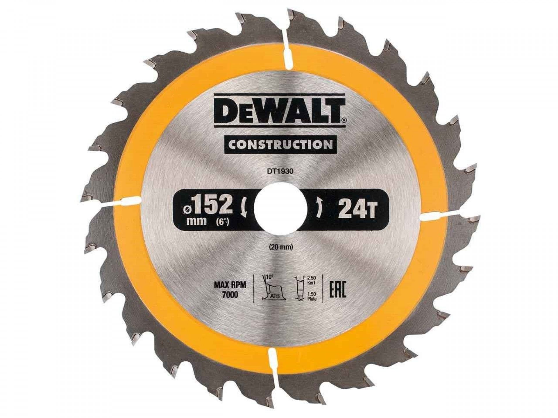 Folha para construção 184x30mm 30T (AC) refª DT1942-QZ DEWALT