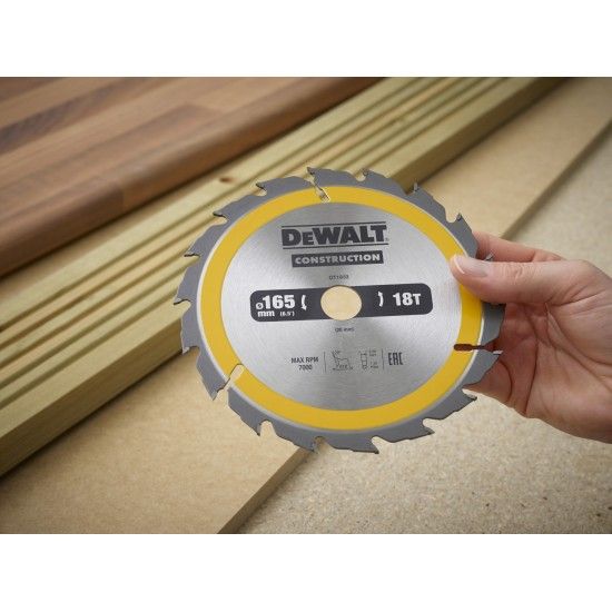Folha para constru��o 165 x 20mm 18T (AC) ref� DT1933-QZ DEWALT