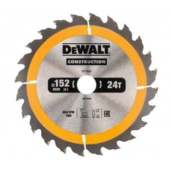 Folha para construo 165 x 20mm 18T (AC) ref DT1933-QZ DEWALT