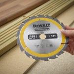 Folha para constru��o 165 x 20mm 18T (AC) ref� DT1933-QZ DEWALT