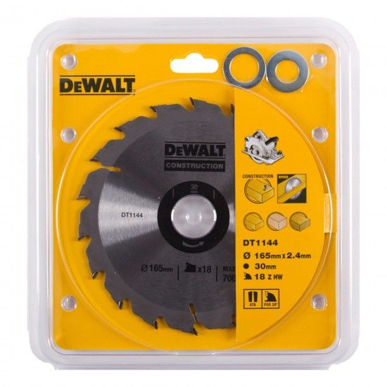 DISCO 165X2.4 DT1144-QZ 18 DENTES DEWALT DISCO 165X2.4 DT1144-QZ 18 DENTES DEWALT