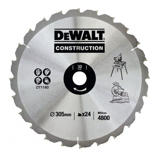 DISCO 305X3.0 DT1160-QZ 24DENTES DEWALT DISCO 305X3.0 DT1160-QZ 24DENTES DEWALT