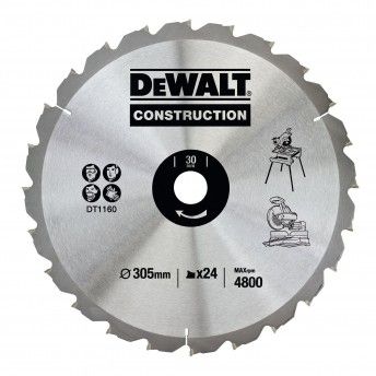 DISCO 305X3.0 DT1160-QZ 24DENTES DEWALT DISCO 305X3.0 DT1160-QZ 24DENTES DEWALT