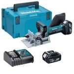 Lameladora 18V LXT 100mm 5Ah 2 bat. DPJ180RTJ Makita Lameladora 18V LXT 100mm 5Ah 2 bat. DPJ180RTJ Makita
