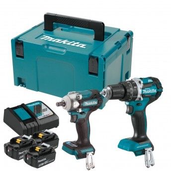 COMBO DHP484 + DTW300 + 3 BL1850B MAKPAC ref DLX2359TJ1 MAKITA