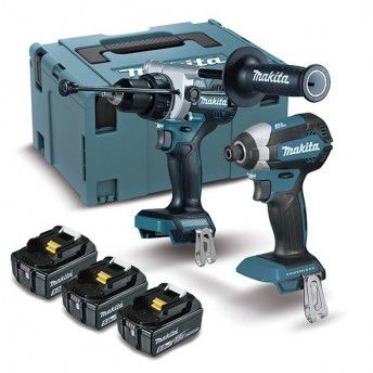 COMBO DTD153Z+DHP486Z+BL1850BX3 5AH MAKP ref DLX2418TJ MAKITA