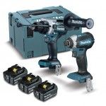 COMBO DTD153Z+DHP486Z+BL1850BX3 5AH MAKP refª DLX2418TJ MAKITA COMBO DTD153Z+DHP486Z+BL1850BX3 5AH MAKP refª DLX2418TJ MAKITA