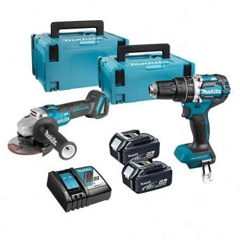 Combo DGA504Z + DHP484Z BL 18V LXT DLX2179TJ1 Makita Combo DGA504Z + DHP484Z BL 18V LXT DLX2179TJ1 Makita