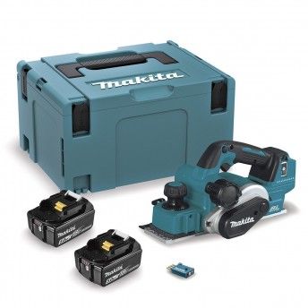 Plaina 82MM 18V LXT BL AWS + refª DKP181RTJU MAKITA Plaina 82MM 18V LXT BL AWS + refª DKP181RTJU MAKITA