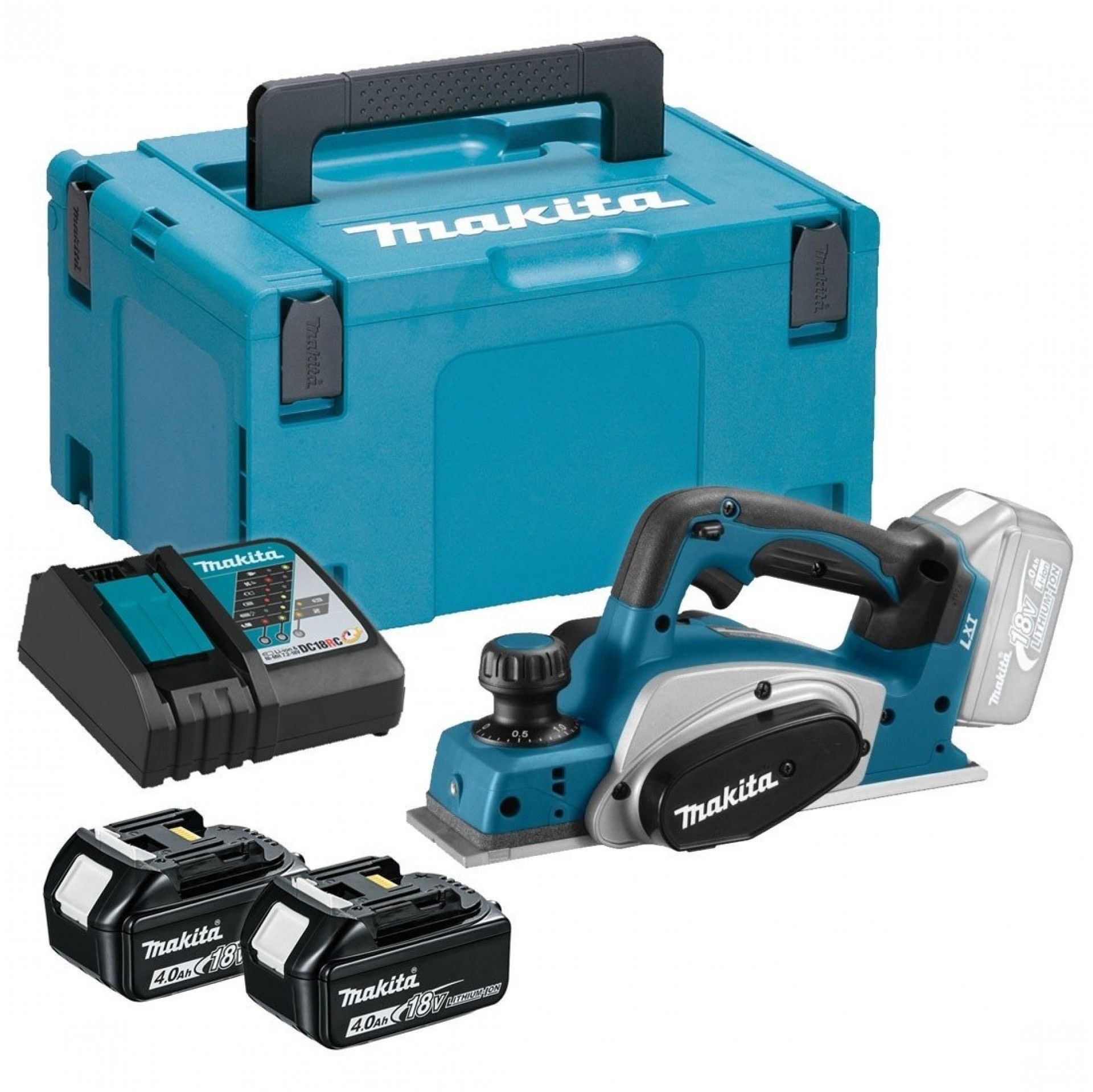 Plaina 18V LXT 82mm 4Ah 2 bat. MakP DKP180RMJ Makita