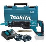 Serra de sabre BL 18V LXT 5Ah 2 bat. DJR187RTE Makita Serra de sabre BL 18V LXT 5Ah 2 bat. DJR187RTE Makita