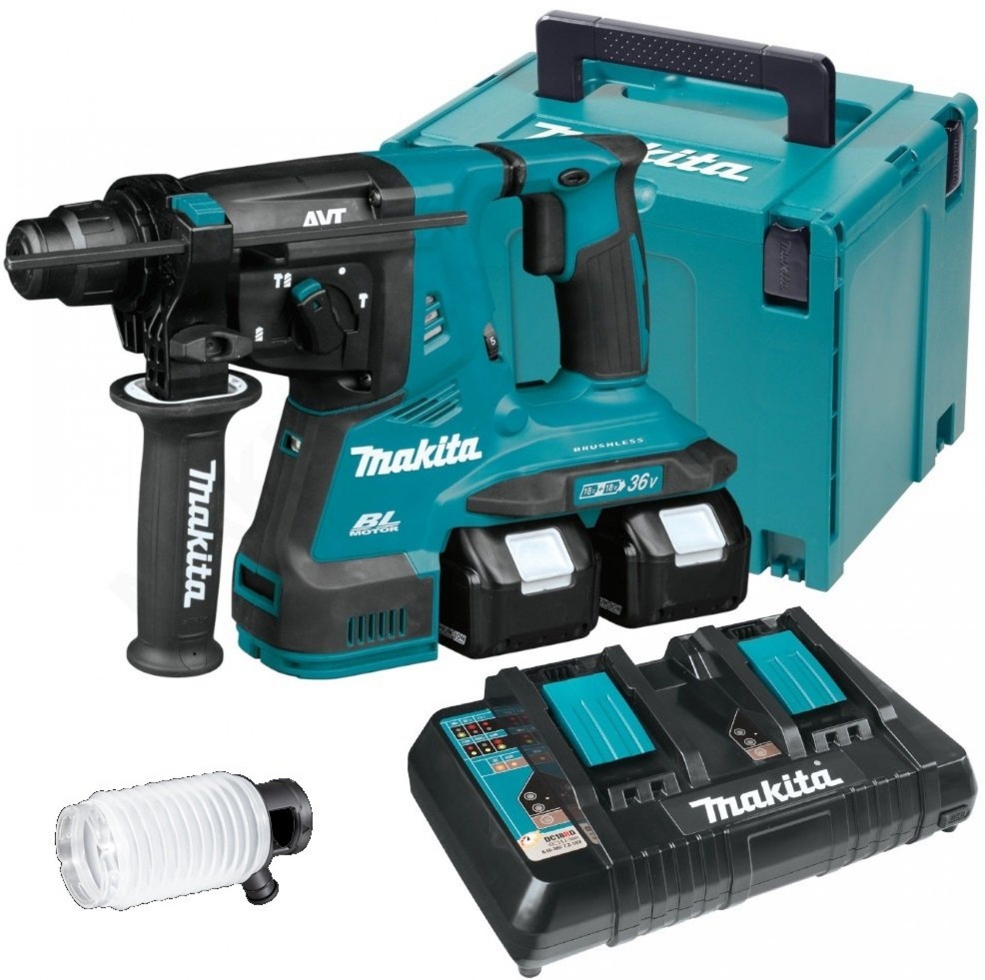 Martelo Ligeiro 18Vx2 LXT 28mm SDS-PL DHR280PT2J Makita