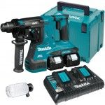 Martelo Ligeiro 18Vx2 LXT 28mm SDS-PL DHR280PT2J Makita Martelo Ligeiro 18Vx2 LXT 28mm SDS-PL DHR280PT2J Makita