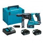 Martelo Ligeiro BL 18V LXT 24mm SDS-P DHR243RTJ Makita Martelo Ligeiro BL 18V LXT 24mm SDS-P DHR243RTJ Makita