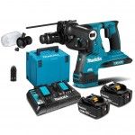 Martelo Ligeiro 18Vx2 LXT 28mm SDS-PL DHR283PT2J Makita Martelo Ligeiro 18Vx2 LXT 28mm SDS-PL DHR283PT2J Makita