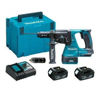 Martelo Ligeiro BL 18V LXT 24mm SDS-P DHR243RTJ Makita